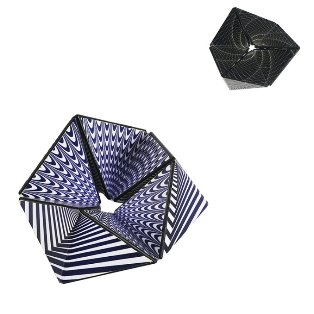 Tech For Office - Unendlicher Flip 3D Geometrischer Stressabbau-Würfel Magnetischer
