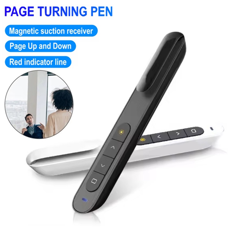 Presentation Remote Laser - Kabelloser Flip-Pen Präsentationsklicker Laserpointer PowerPoint-Fernbedienung mit