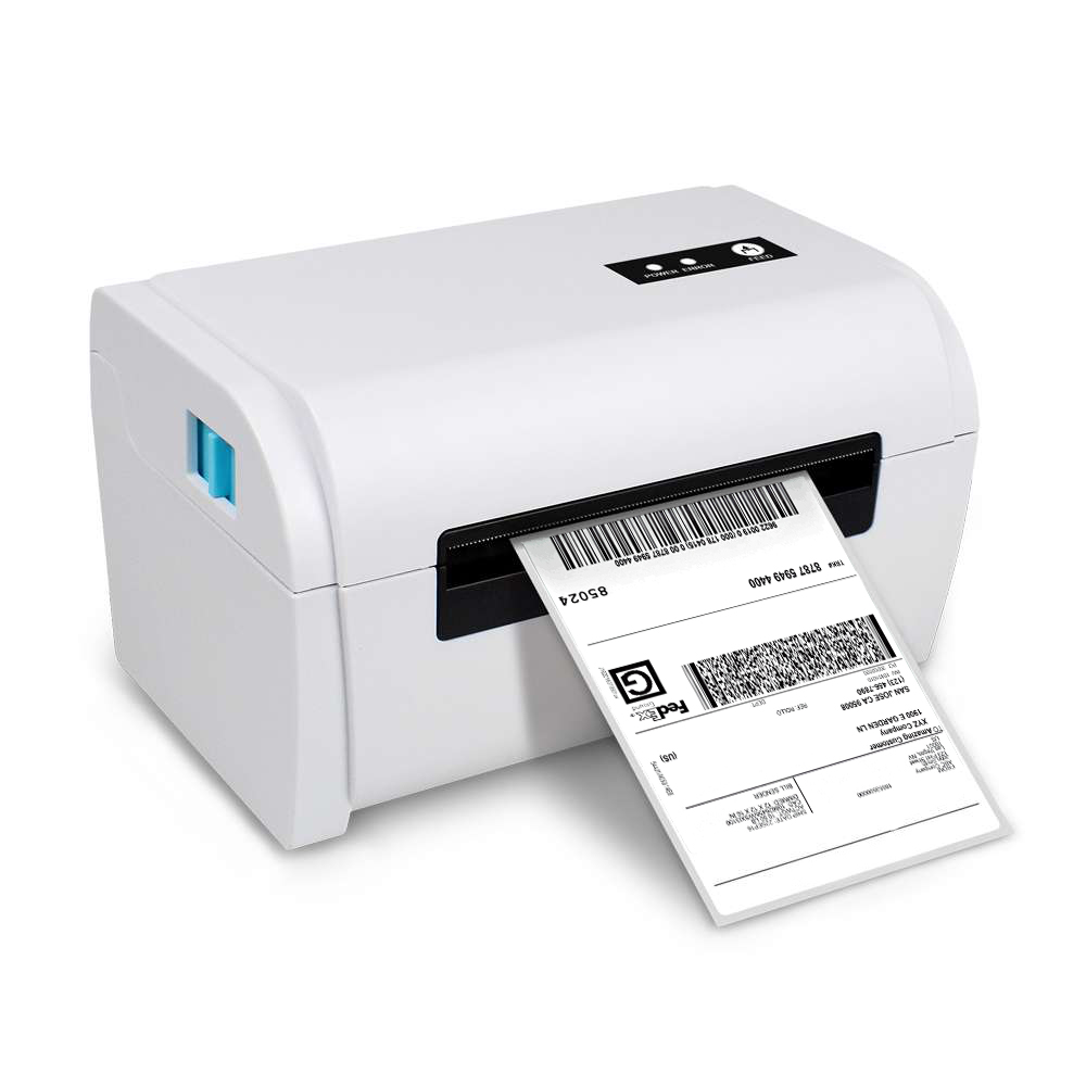 Label Printer Thermal - Frachtbrief-Etikettendrucker, 104 mm, thermischer Barcode-Etikettendrucker, schnelles