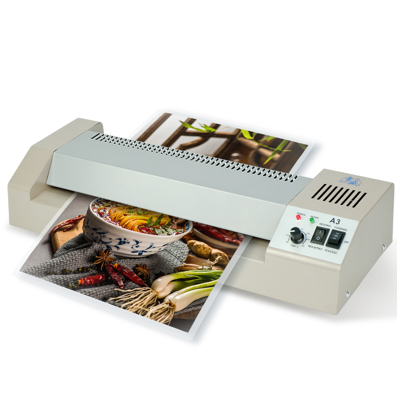 Laminator A3 Hot - Fabrik-Fotolaminiergerät LM-320 4-Rollen Heiß-Kalt-Laminiergerät für A3