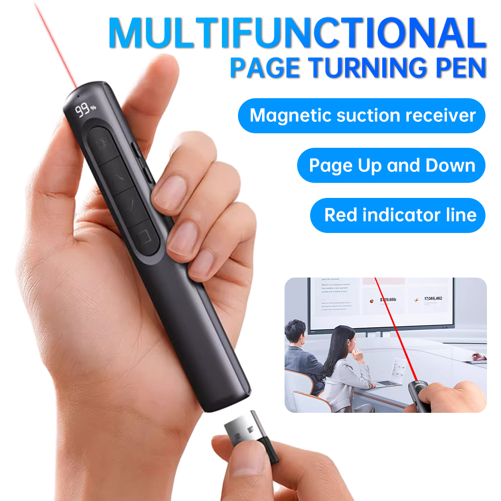 Presentation Remote Laser - S12 Smart Digital Multifunktions-Seitendrehstift PPT Presenter