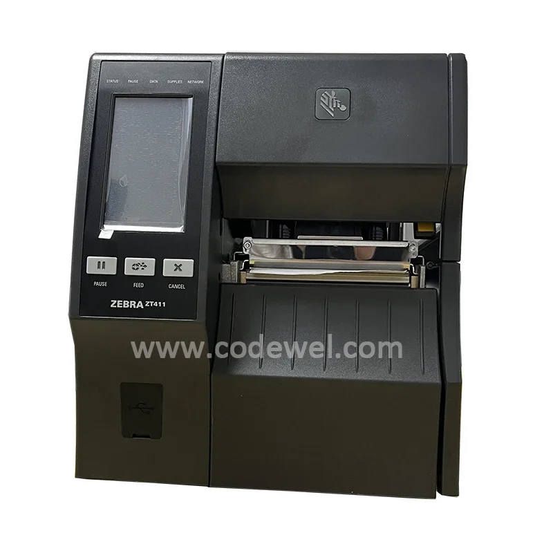 Label Printer Thermal - NEUER ZT411 Industriedrucker Thermotransfer-Barcode-Etikettendrucker 203/300Dpi für