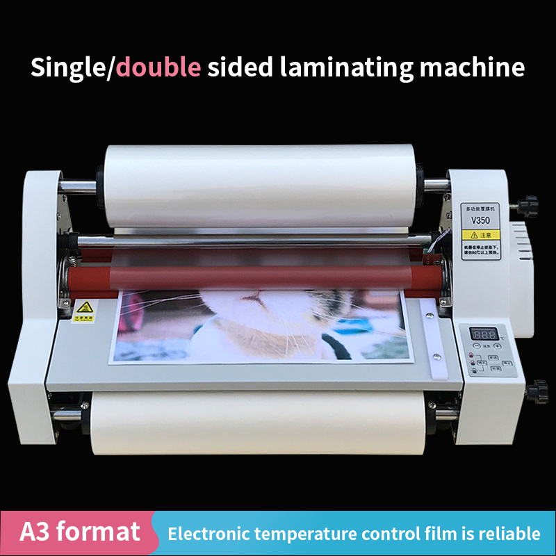 Laminator A3 Hot - Doppelfunktions-Großformat-A3-Automatik-V350-Heiß- und Kaltlaminiermaschine