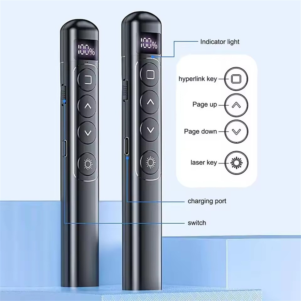 Presentation Remote Laser - Flip-Pen Präsentations-Clicker RF 2,4 GHz PowerPoint-Clicker