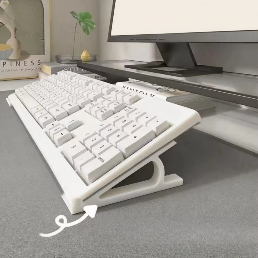 Tech For Office - 2-teiliger ergonomischer Tastaturständer für Büro-Gaming-Setup, rutschfester