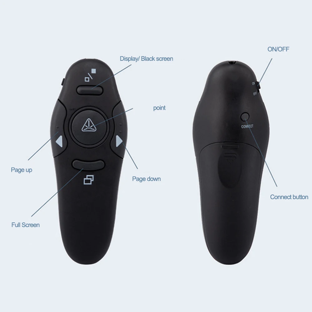 Presentation Remote Laser - Presenter Wireless Remote Control 2,4 GHz