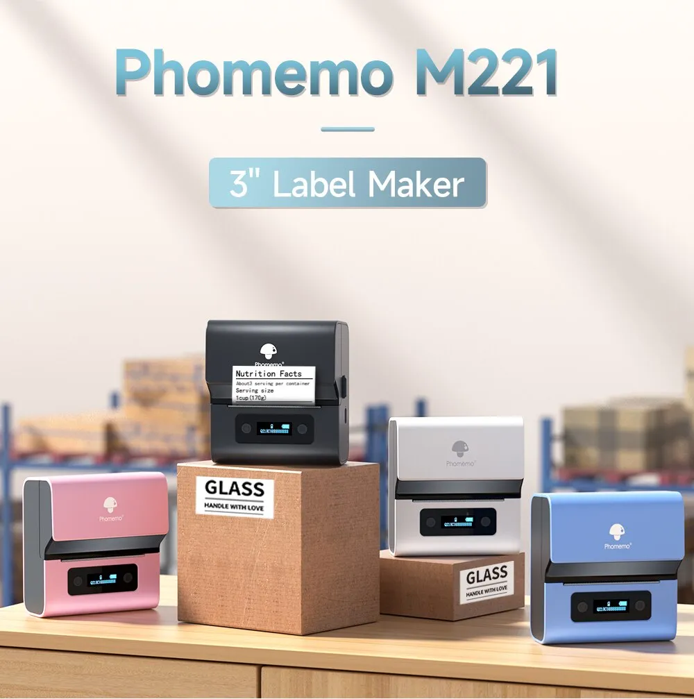 Echter Phomemo M221 3 Zoll was – Label Printer Thermal Bewertung und Preis