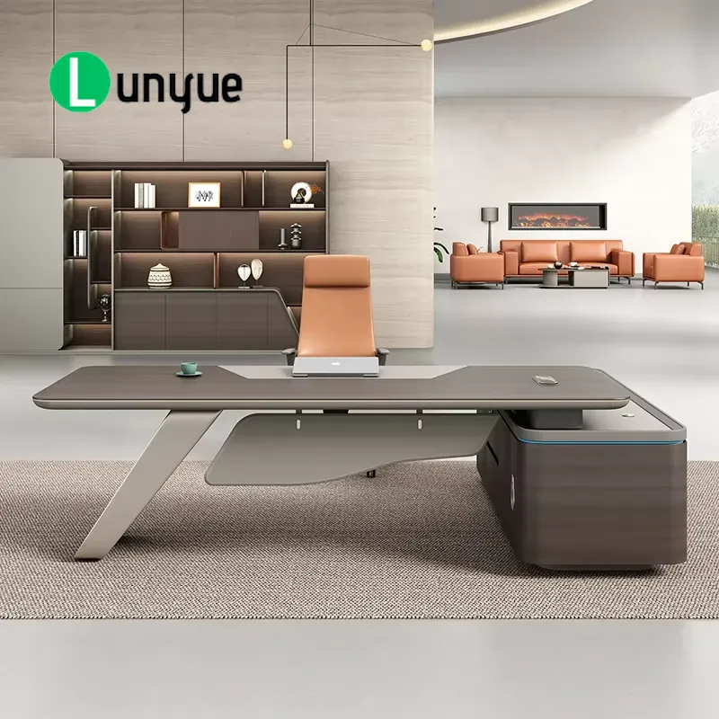 Luxuriöser Moderner L-förmiger – Office Tech Management Bewertung und Preis