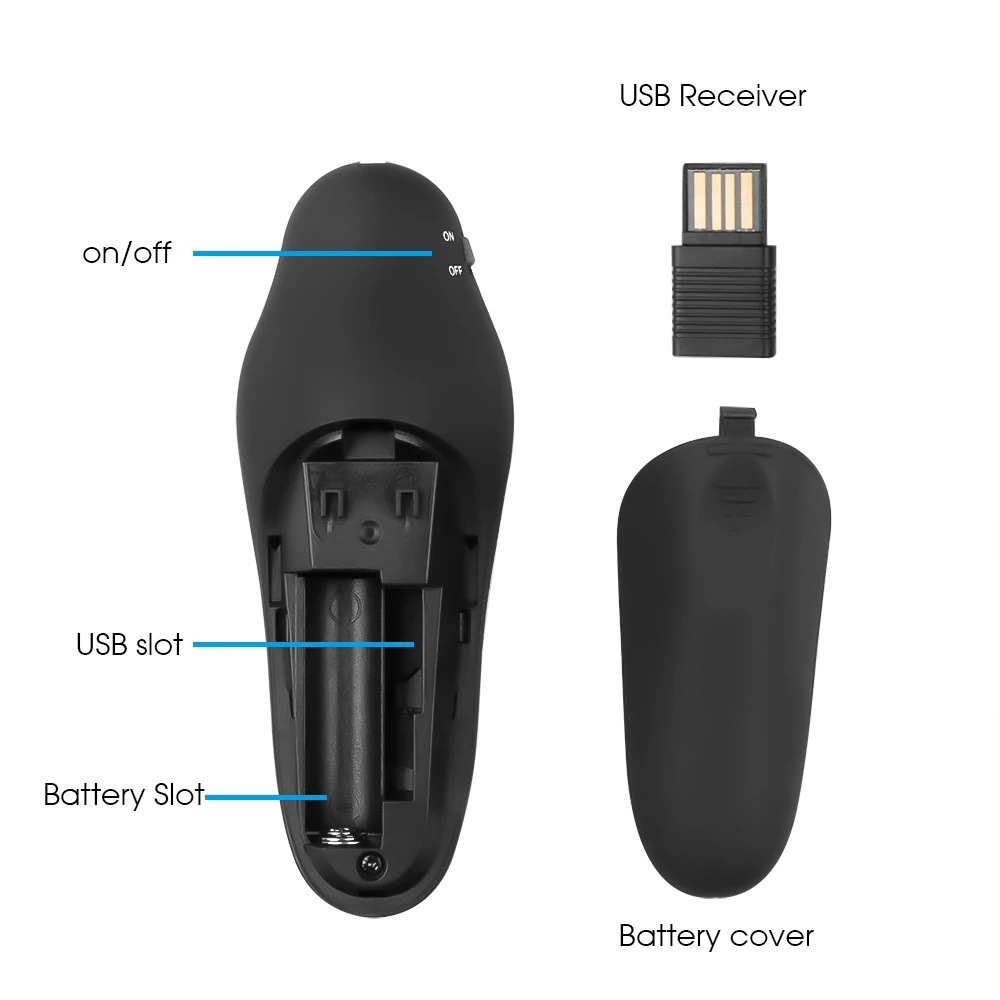 Kabellose 2,4-GHz-Air-Mouse, k – Presentation Remote Laser Bewertung und Preis