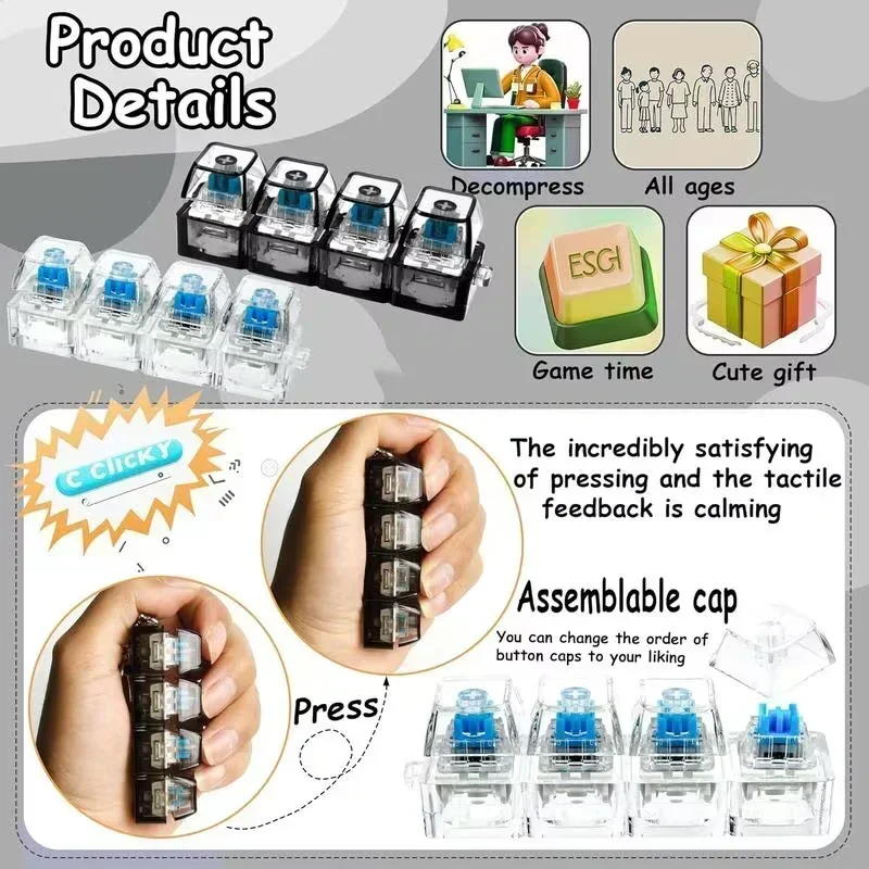 1 Stück LED-Tastatur-Tastenkap – Tech For Office Bewertung und Preis