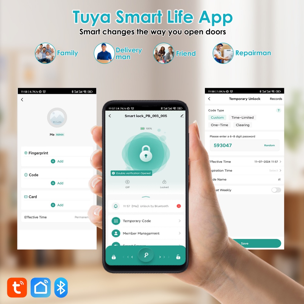 YFK Tuya 5-in-1 Smart-Türgriff – Tech For Office Bewertung und Preis