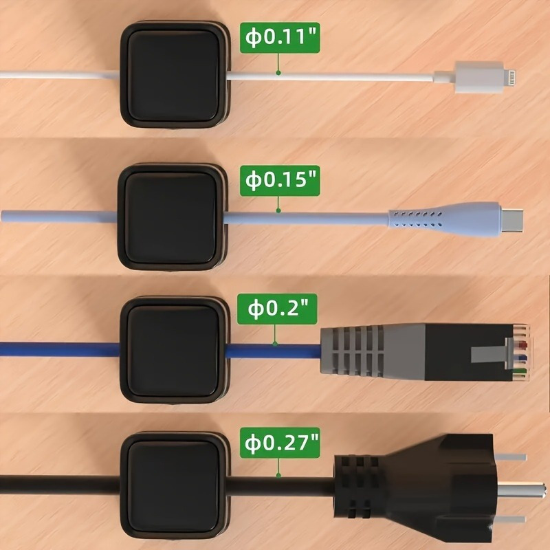 12er-Pack Kabelmanagement-Clip – Office Tech Management Bewertung und Preis
